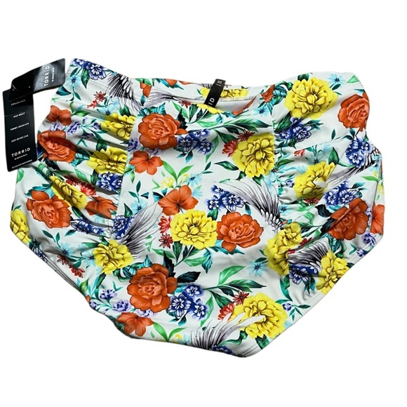 Torrid Floral High-Waisted Bikini Bottoms - Picture 2 of 4